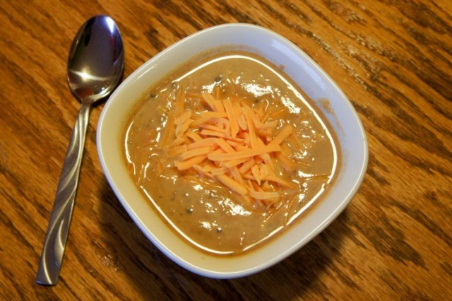 Sweet Potato and Black Bean Soup from Om Nomalicious #meatlessmonday